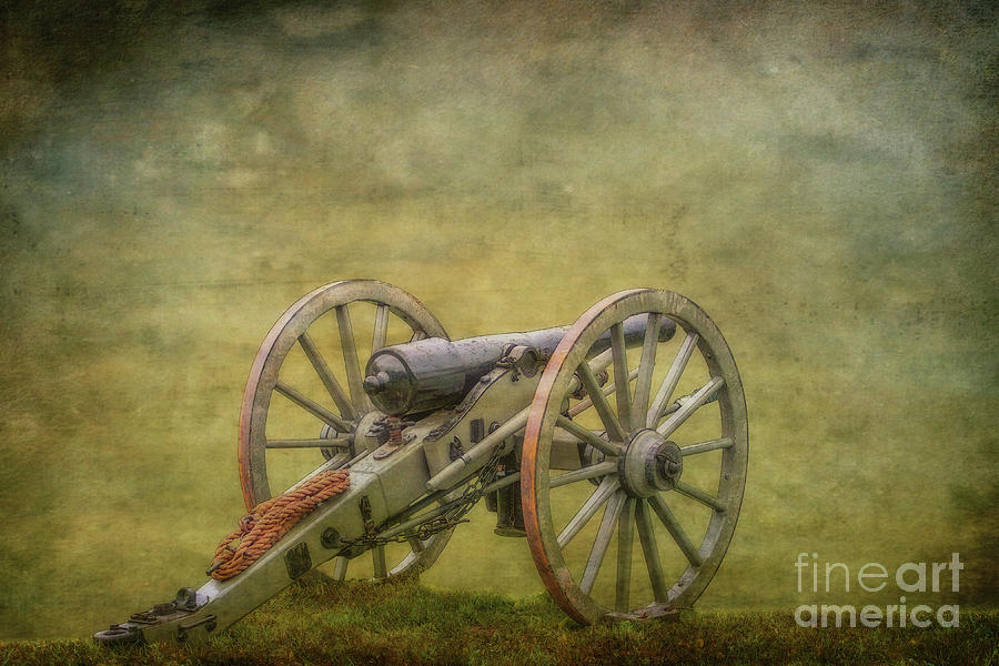 Artillery Cannon Civil War Digital Art by Randy Steele