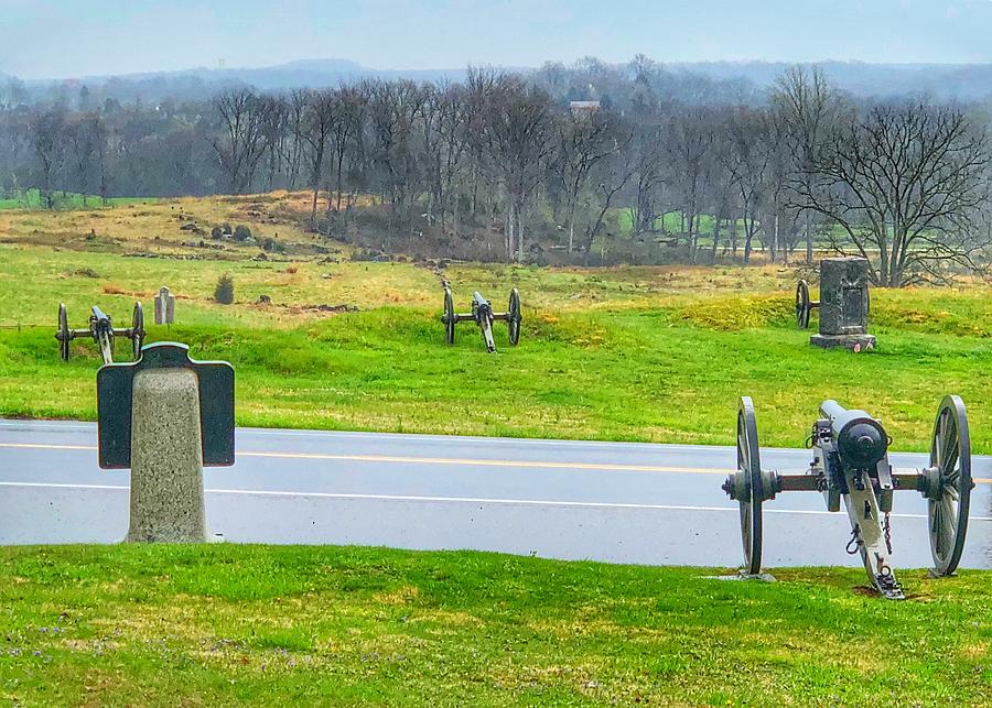 Artillery East Cemetery Hill Photograph By William E Rogers Fine Art America 0461