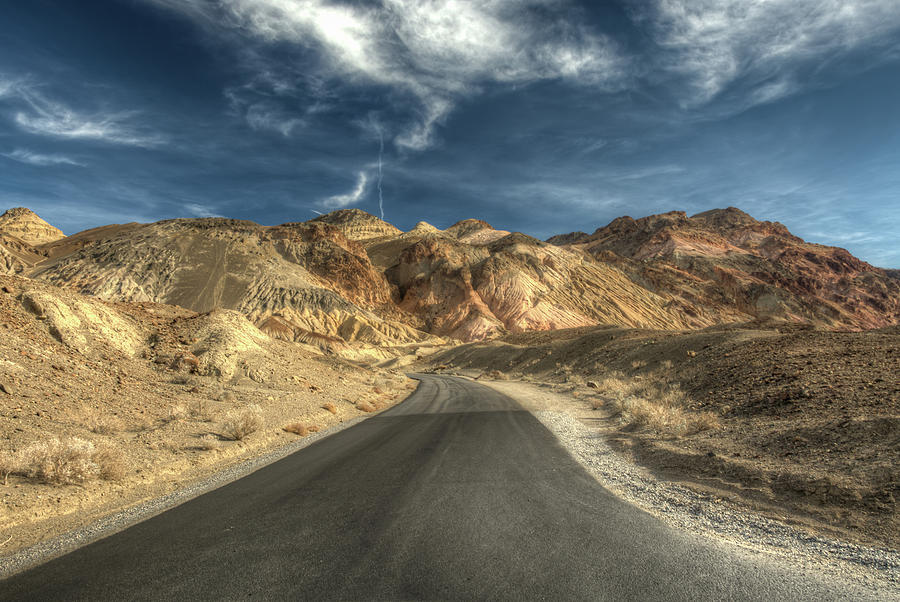 Artist Drive in Death Valley National Park Photograph by Constance Puttkemery