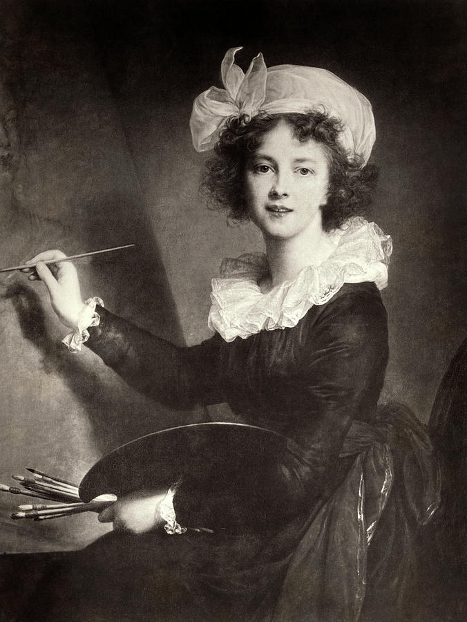 Artist Elisabeth Le Brun Photograph by Underwood Archives