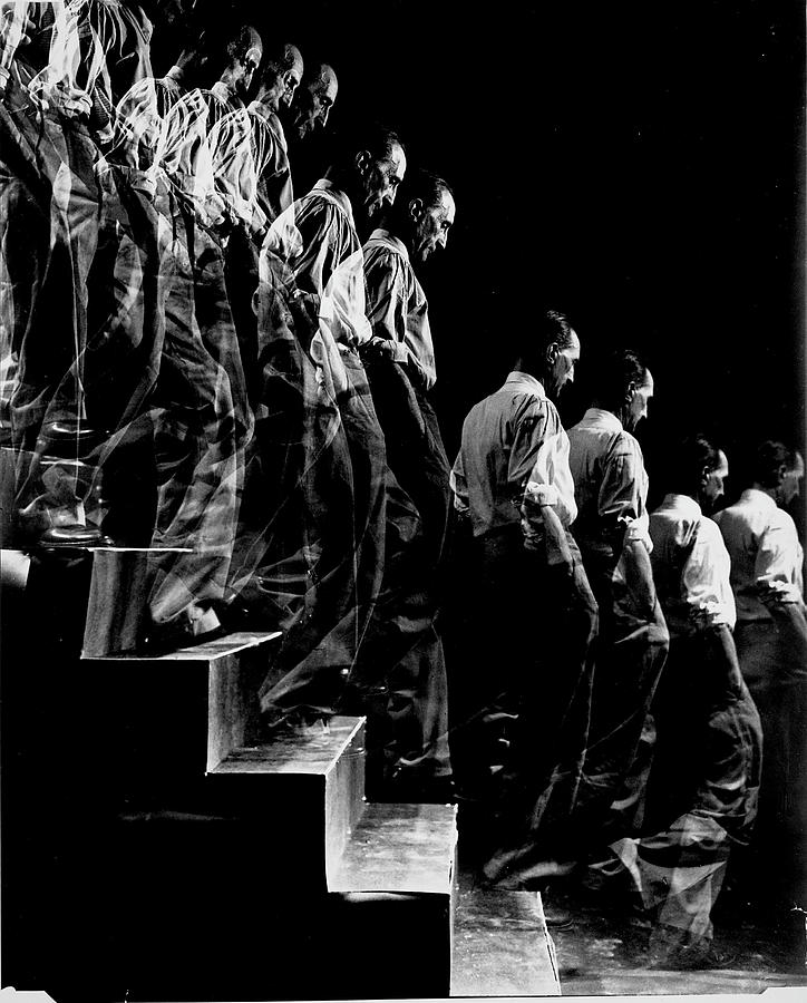 Artist Marcel Duchamp Walking Down A Photograph by Eliot Elisofon Artist Marcel Duchamp Walking Down A Photograph by Eliot Elisofon