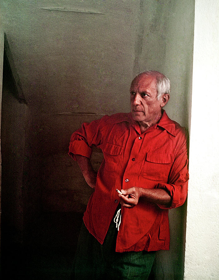 Space Photograph - Artist Pablo Picasso #1 by Gjon Mili