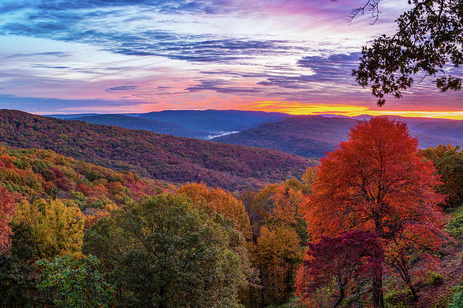 Artist Point Autumn Mountain Landscape Photograph by Gregory Ballos