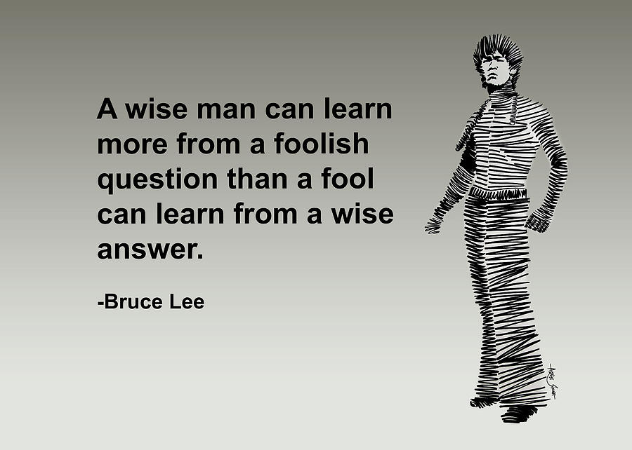 A Wise Man Can Learn More From A Foolish Question Artist Singh, A Wise Man Can Learn More From A Foolish Question Than A Fool  Can Learn From A Wise An Mixed Media By Artguru Official -Quotes | Pixels