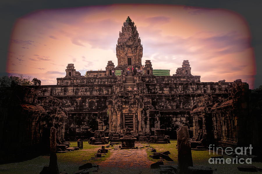 Artistic Banteay Srei Temple  Photograph by Chuck Kuhn