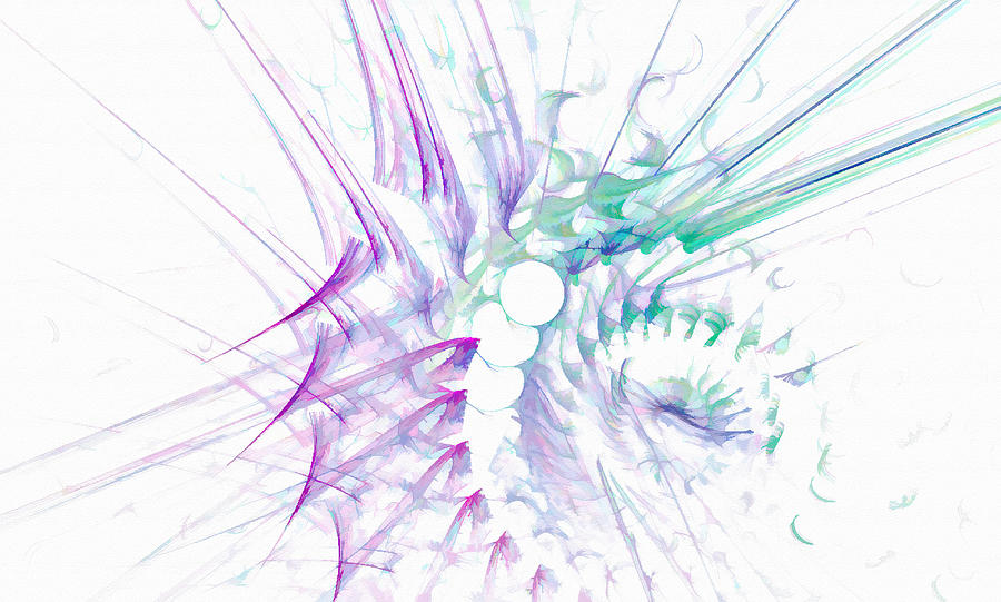Artistic Spearfish Purple Digital Art by Don Northup