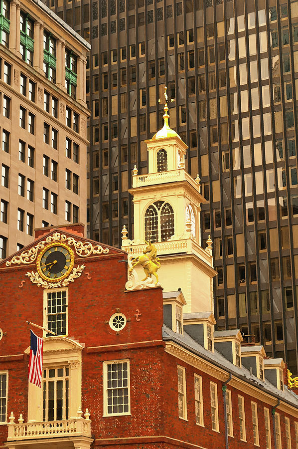 Artists Rendition of the Grand Old State House Photograph by Paul Mangold