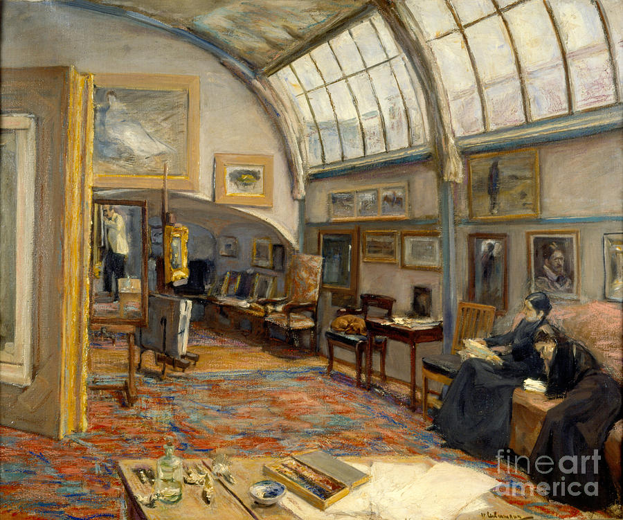 Artists Studio At The Brandenburger Tor Drawing by Heritage Images