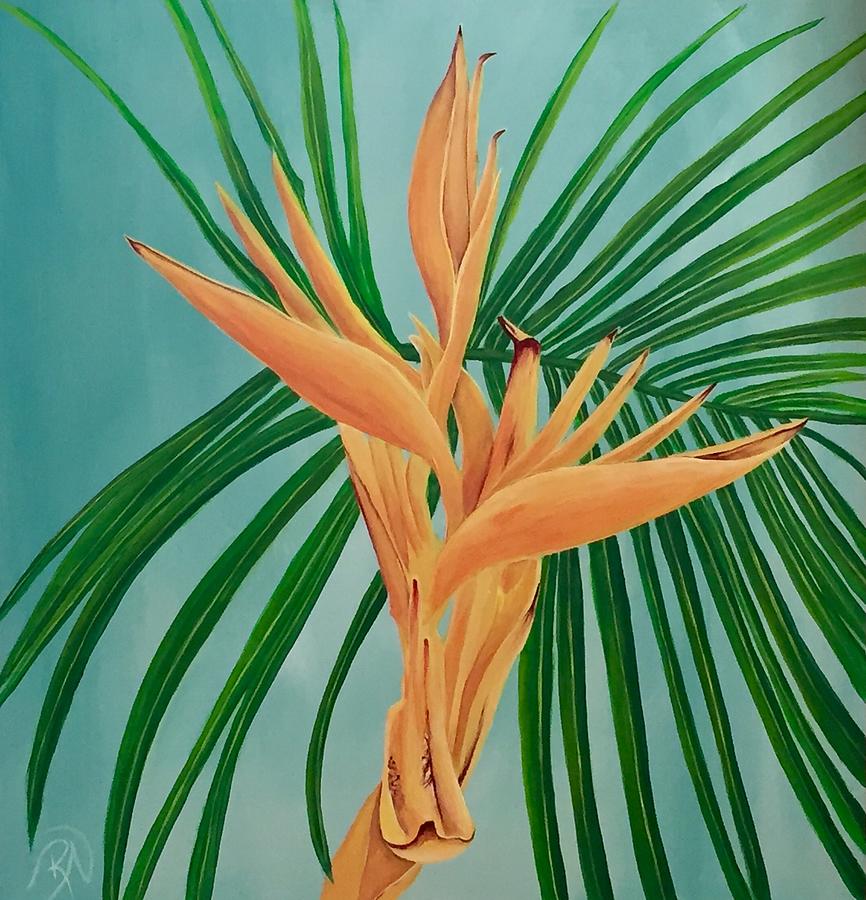 Aruban Botanicals #1 Painting by Renee Noel