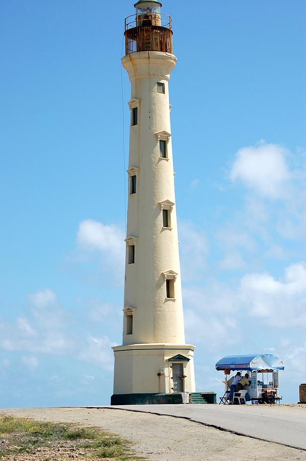 Arubas California Lighthouse Photograph by Dennis Schmidt