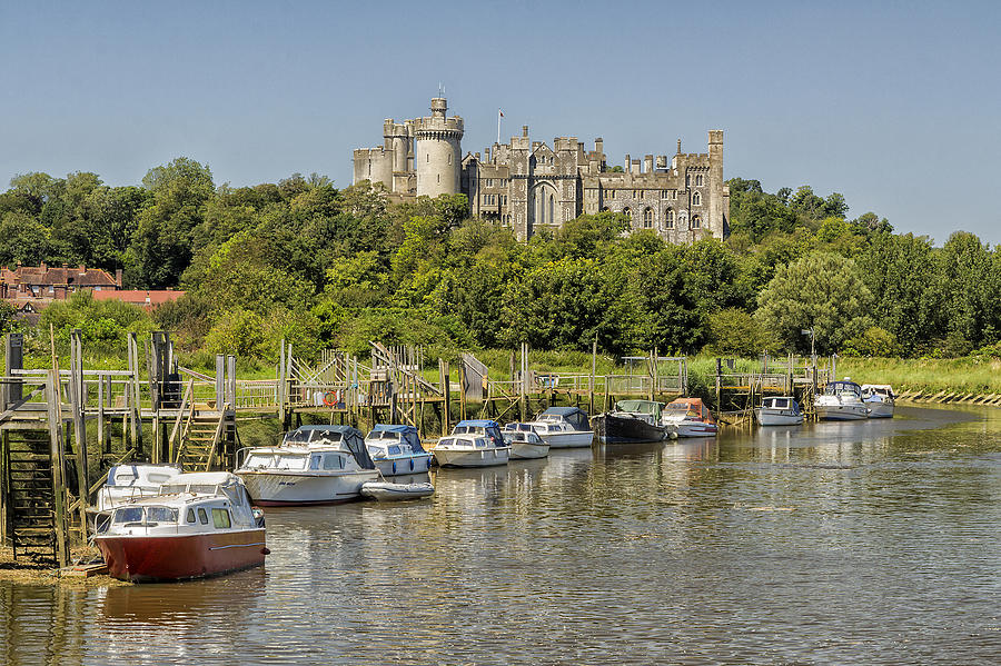 Arundel Castle and the Arun River Photograph by Len Brook