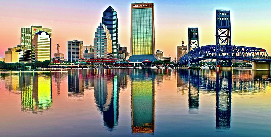 As Day Breaks in Jacksonville Photograph by Frozen in Time Fine Art Photography