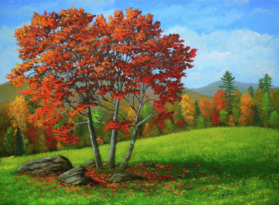 As The Leaves Turn Painting by Frank Wilson