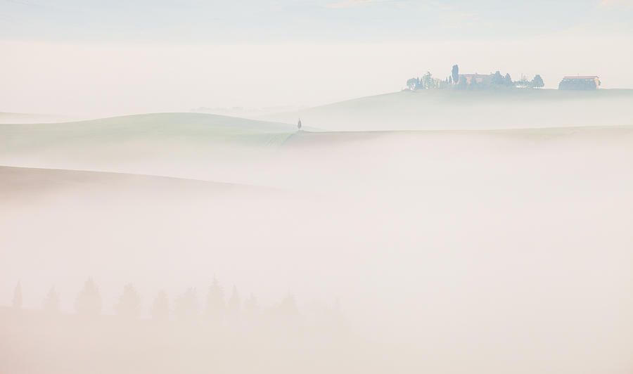 As The Mists Were Falling Down Photograph by Peter Svoboda