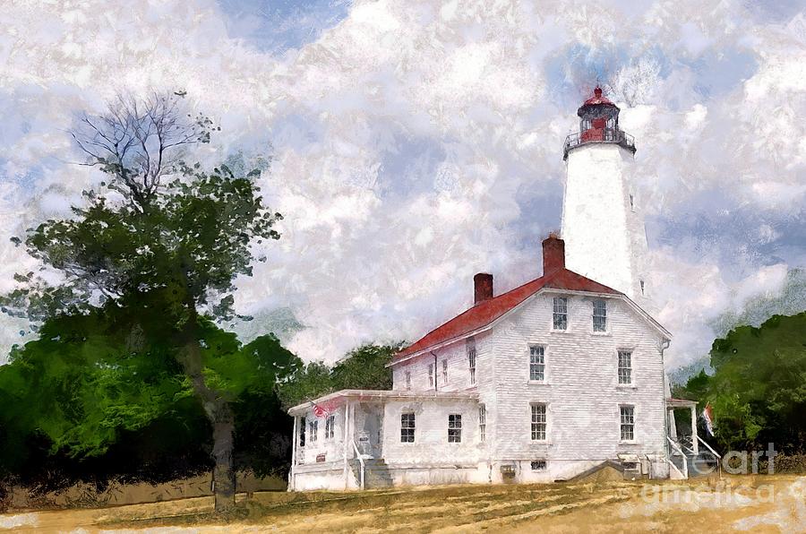 Sandy Hook Lighthouse - As We Were Photograph by Janine Riley