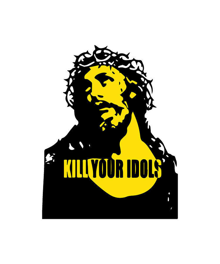 As Worn By Axl Rose Kill Your Idols Mens Guns Roses Jesus Digital Art By Dylan Belt