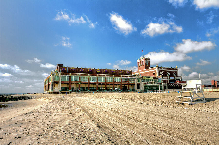 Asbury Park Convention Center summer scenic Photograph by Geraldine Scull