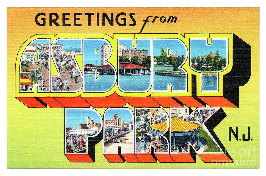 Asbury Park Greetings #3 Photograph by Mark Miller