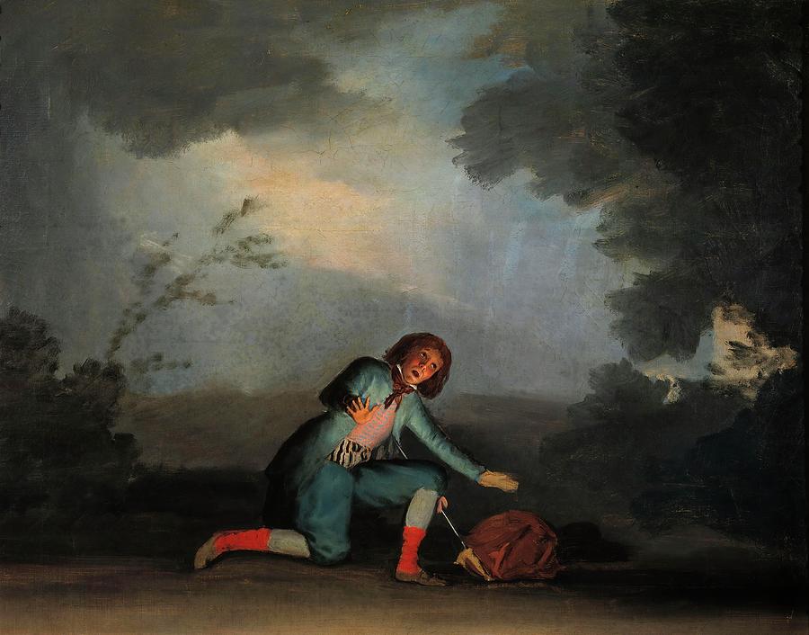 Asensio Julia / Escena de una comedia, ca. 1798, Spanish School. Painting by Asensio Julia -1760-1832-