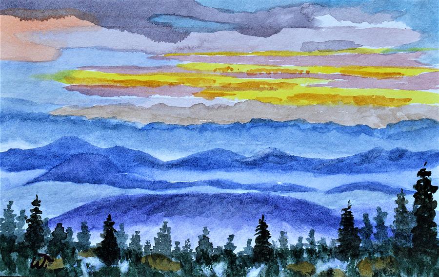 Asheville Color Painting by Warren Thompson