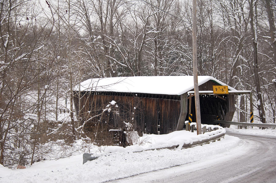Ashtabula Bridge In Winter Photograph