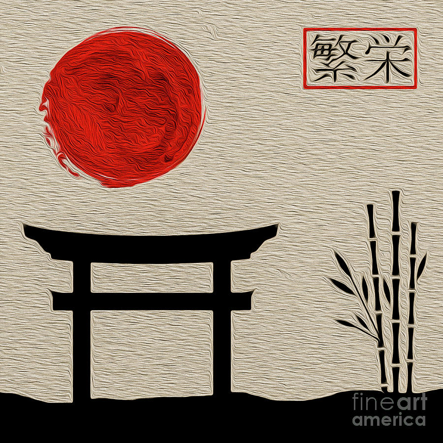 Asian Reflections 5 by Kenneth Montgomery Asian Reflections 5 by Kenneth Montgomery