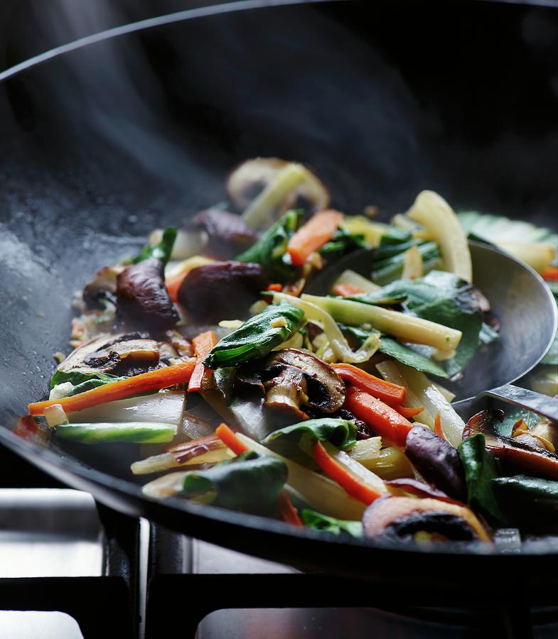 Asian Stir-fried Vegetables Photograph by Nele Braas | Pixels