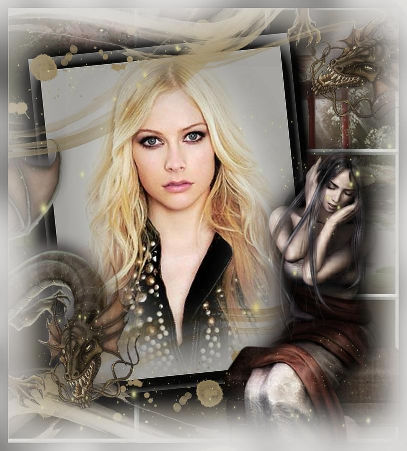 Avril Lavigne Digital Art - Avril Lavigne by Keiko Createur Avril Lavigne Digital Art - Avril Lavigne by Keiko Createur