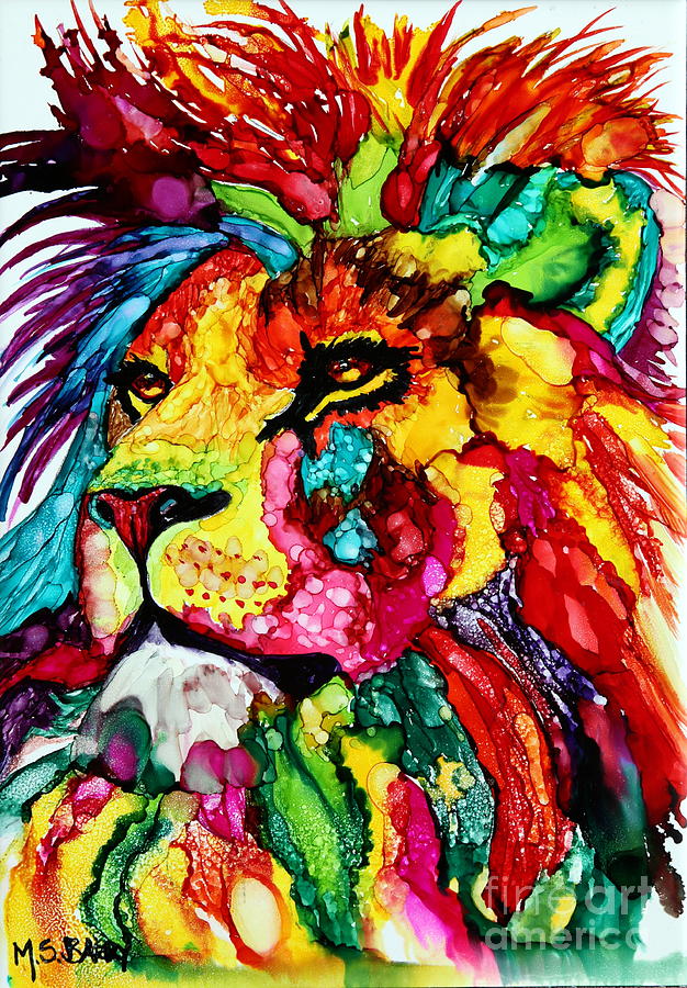 Aslan Painting by Maria Barry
