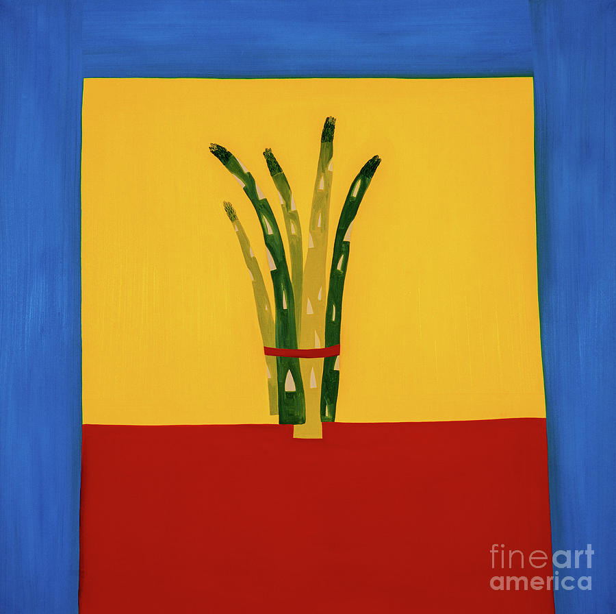 Asparagus Painting by Cristina Rodriguez