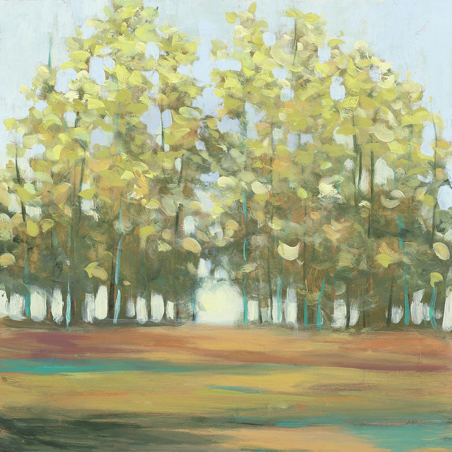 Landscape Painting - Aspen Grove I by Julia Purinton