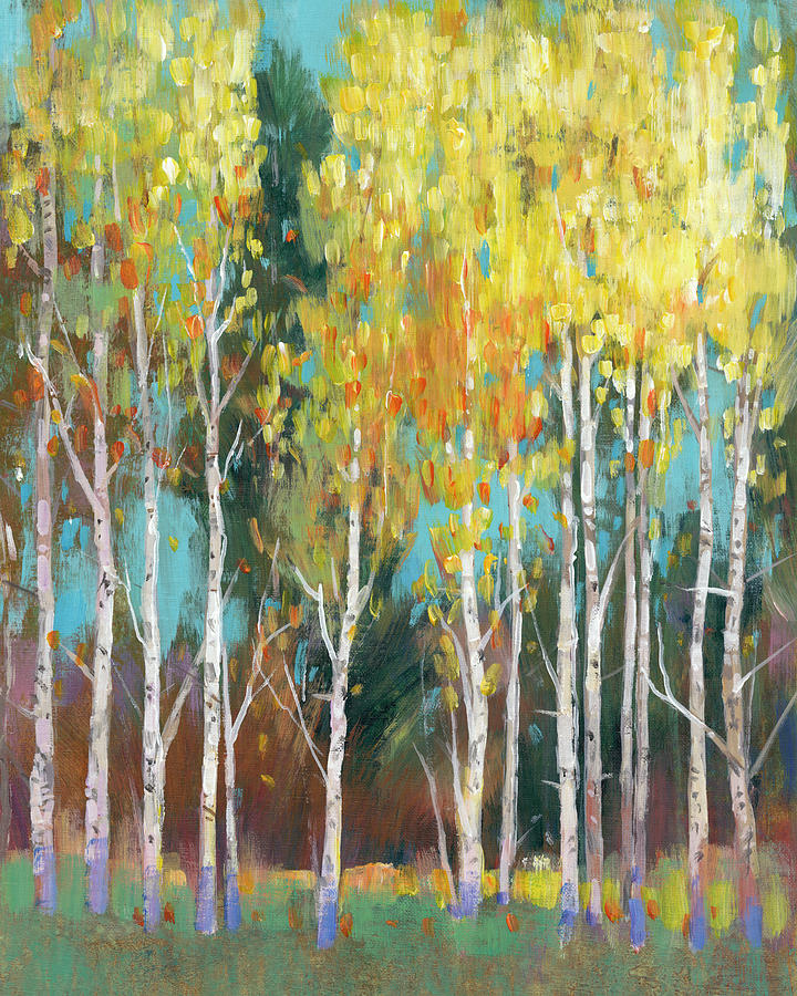 Aspen Grove II Painting by Tim Otoole