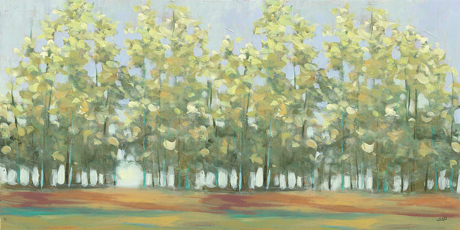 Abstract Painting - Aspen Grove IIi by Julia Purinton
