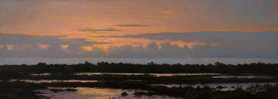 Assateague Sunset 2 Painting by Wilhelm Goebel - Fine Art America