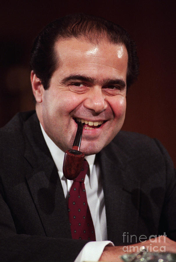 Portrait Photograph - Associate Justice Antonin Scalia by Bettmann