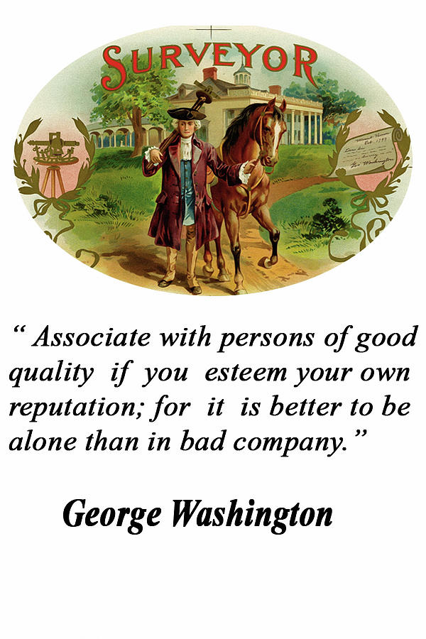 Associate with Persons of Good Quality Painting by Wilbur Pierce