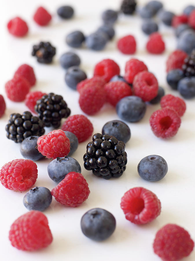 Assorted Berries Photograph by James Baigrie