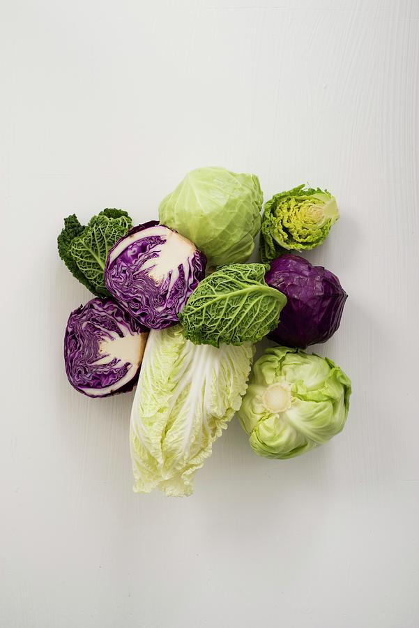 Assorted Cabbages Photograph by Great Stock!