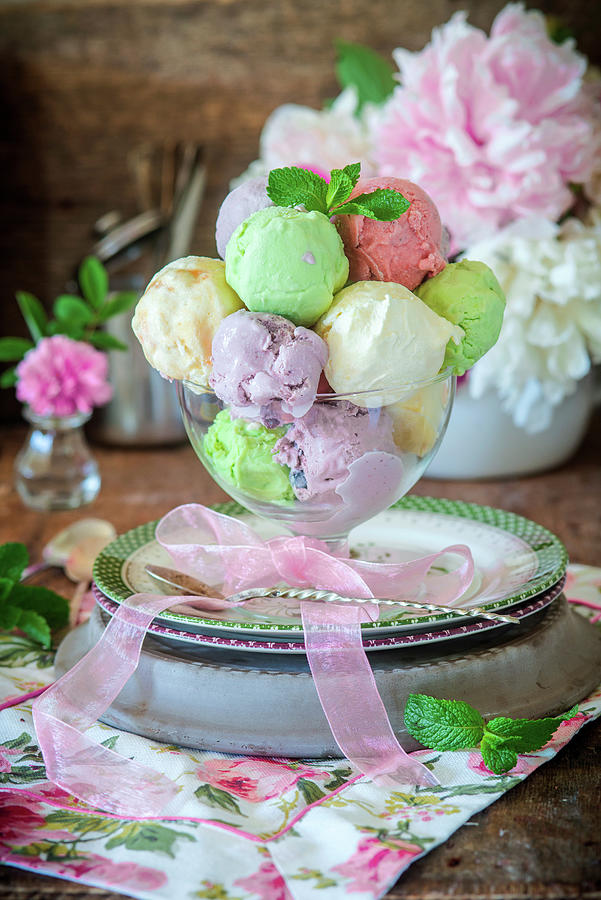 Assorted Ice Cream Photograph by Irina Meliukh