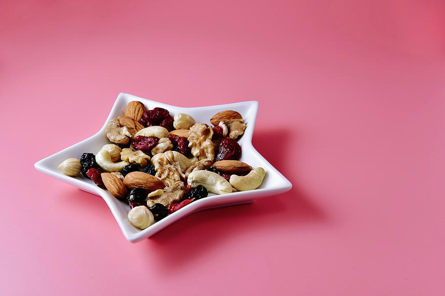 Assorted Nuts And Dried Fruit Photograph by Yijun Chen