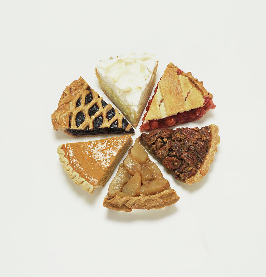 Assorted Pie Slices Photograph by Laura Johansen