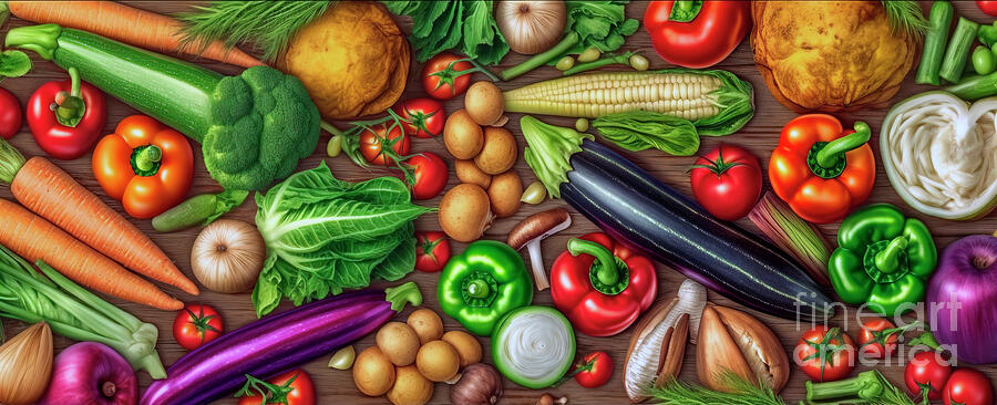 Assorted Vegetables Photograph by Leonello Calvetti/science Photo Library Assorted Vegetables Photograph by Leonello Calvetti/science Photo Library