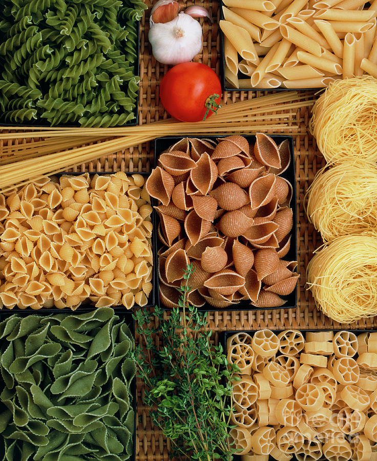 Assortment Of Pasta Photograph by Erika Craddock/science Photo Library
