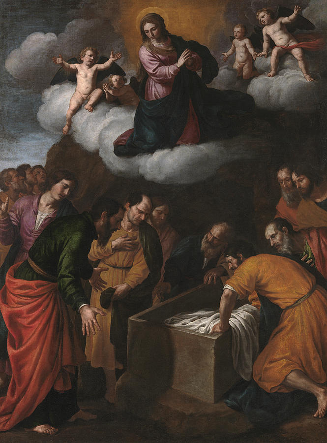 Assumption of Mary Painting by Alessandro Turchi