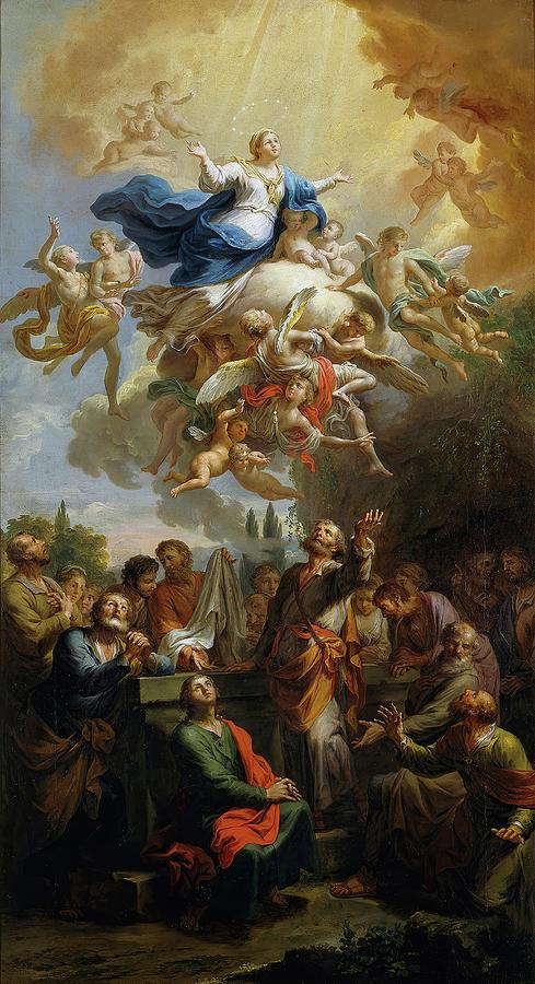 Assumption Of The Virgin Painting By Martin Knoller - Fine Art America