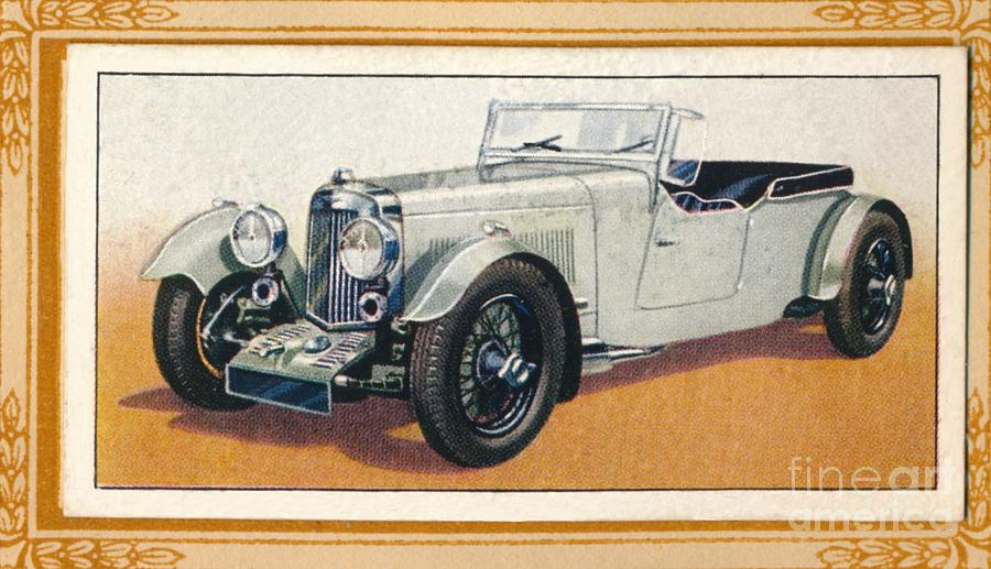 Aston Martin Four-seater Tourer, C1936 Drawing by Print Collector
