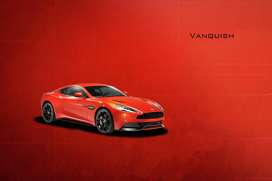 Aston Martin Vanquish Digital Art by Airpower Art
