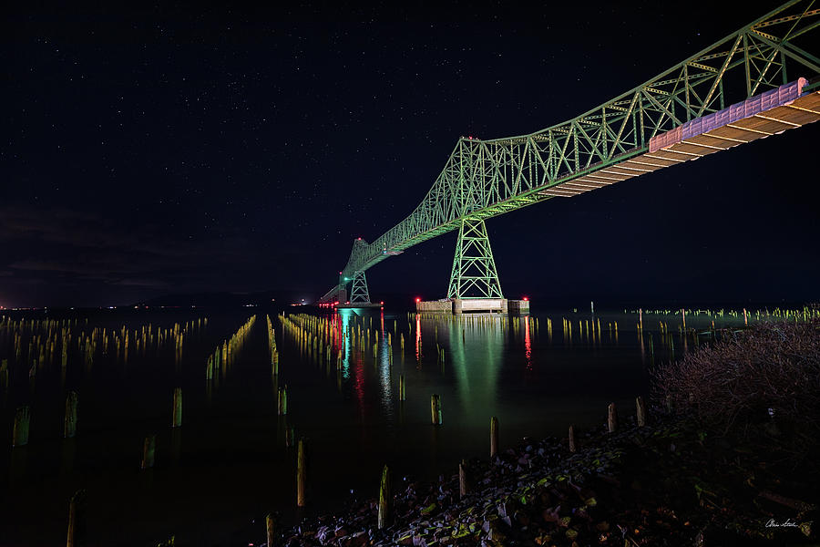 Astoria Bridge Reflections Photograph by Chris Steele
