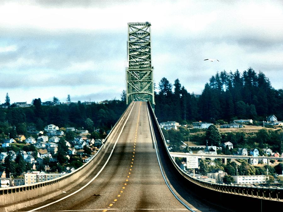 Astoria Oregon - Bridge Photograph by A L Sadie Reneau
