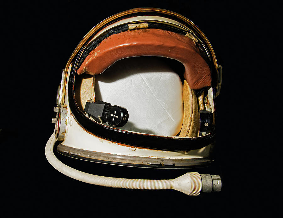 Astronaut Gordon Coopers Helmet Photograph by Millard H. Sharp